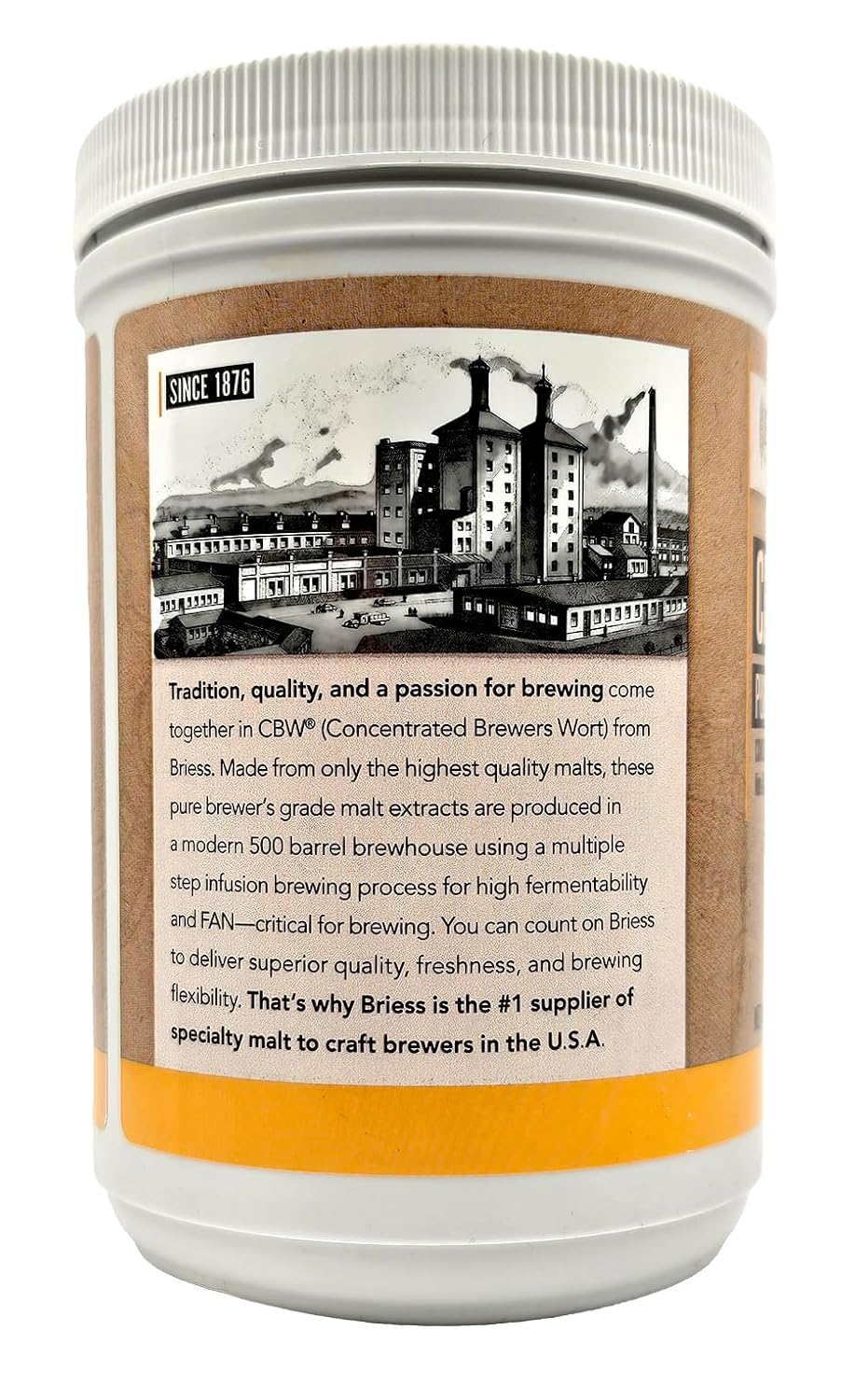 JS-SOCV-YIET Pilsen Light Malt Extract, 3.3lb,Brown