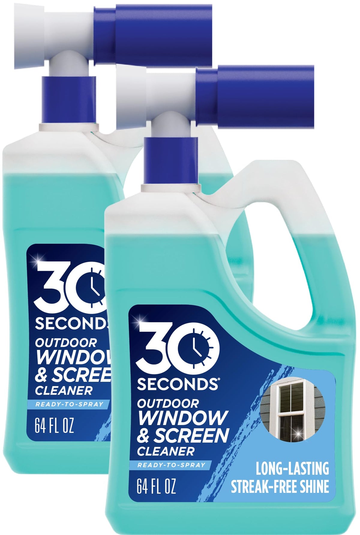Outdoor Window Cleaner for Hose, Hose End Spray, 2 Pack