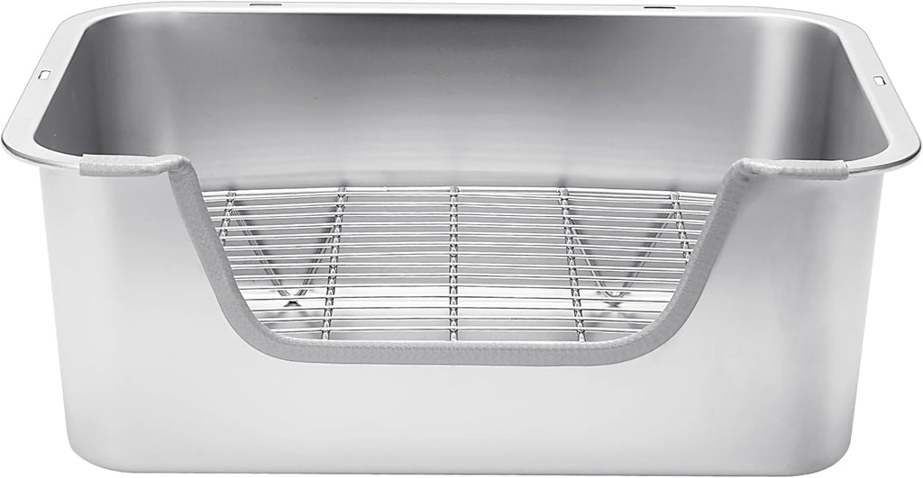 Stainless Steel Rabbit Sifting Litter Box (M)