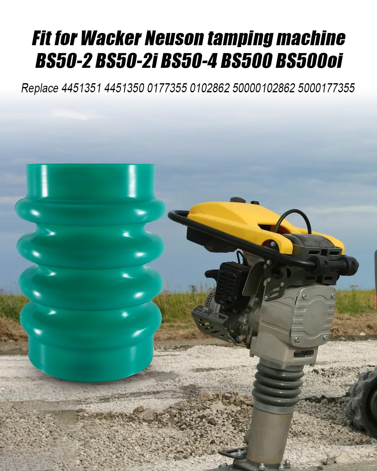 0177355 Bellows Boot with Clamps Fit for Wacker Neuson BS50 BS500