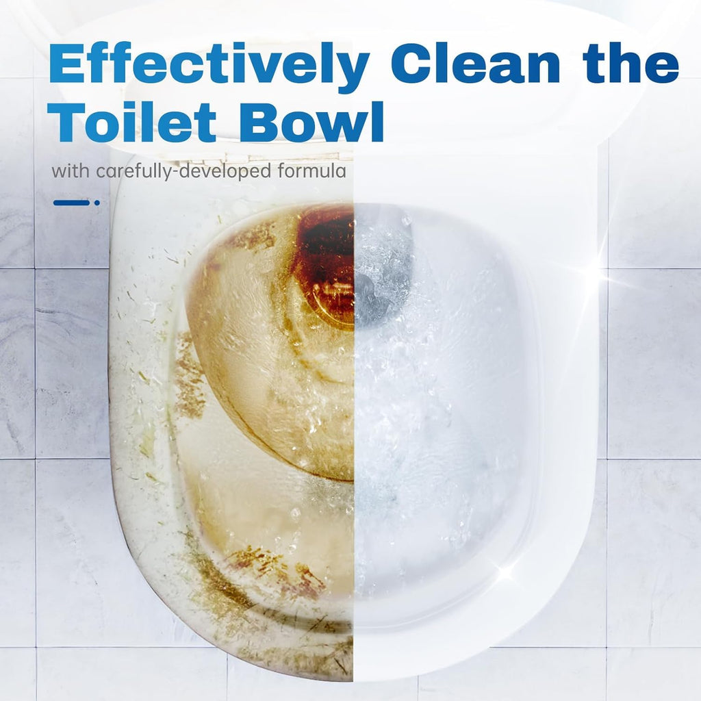 Toilet Bowl Cleaner Tablets, 80 Pack, Auto Bleach, Long-Lasting