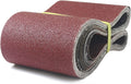 6 x 48 Inch Aluminum Oxide Sanding Belt, 15PCs Sanding Belt Set, 3 of Each 80/120/150/240/400 Assorted Grit, Abrasive Belts for Belt Sanders