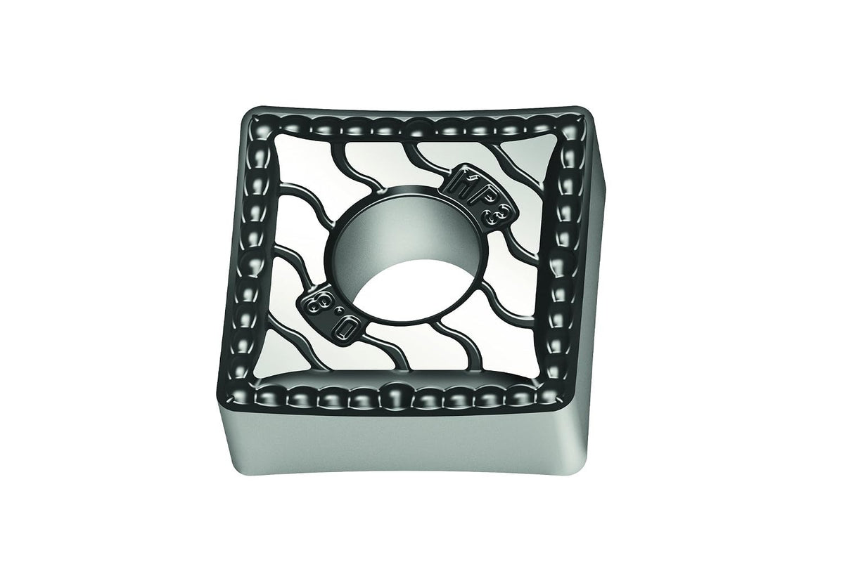 SNMG090308-MP3 WPP10S Carbide Tiger-Tec Negative Indexable Turning Insert, 0.031" Corner Radius, 0.375" IC, 0.125" Thick, 0.024" - 0.118" Depth of Cut (Pack of 10)