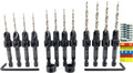 FTG USA Countersink Drill Bit Set #4, #6, #8 (4 Pc Each) Tapered Drill Bits
