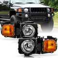 ACANII - For 2006 2007 2008 2009 2010 Hummer H3 09-10 H3T Factory Headlights Headlamps Replacement Pair Set Left+Right