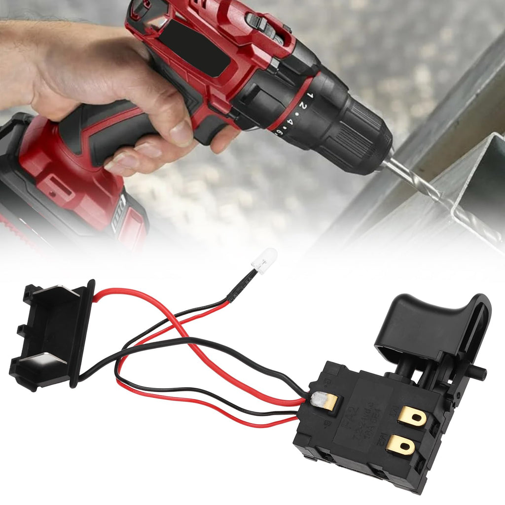 OTOTEC 2Pcs Heavy Duty Trigger Switch Dustproof Suitable for 21V or 18V Electric Drills