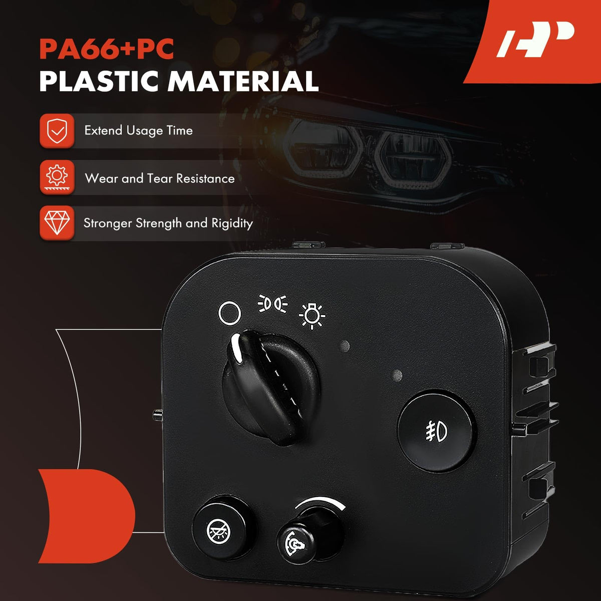 A-Premium Headlight Switch Headlamp Dimmer Switch Compatible with Chevrolet