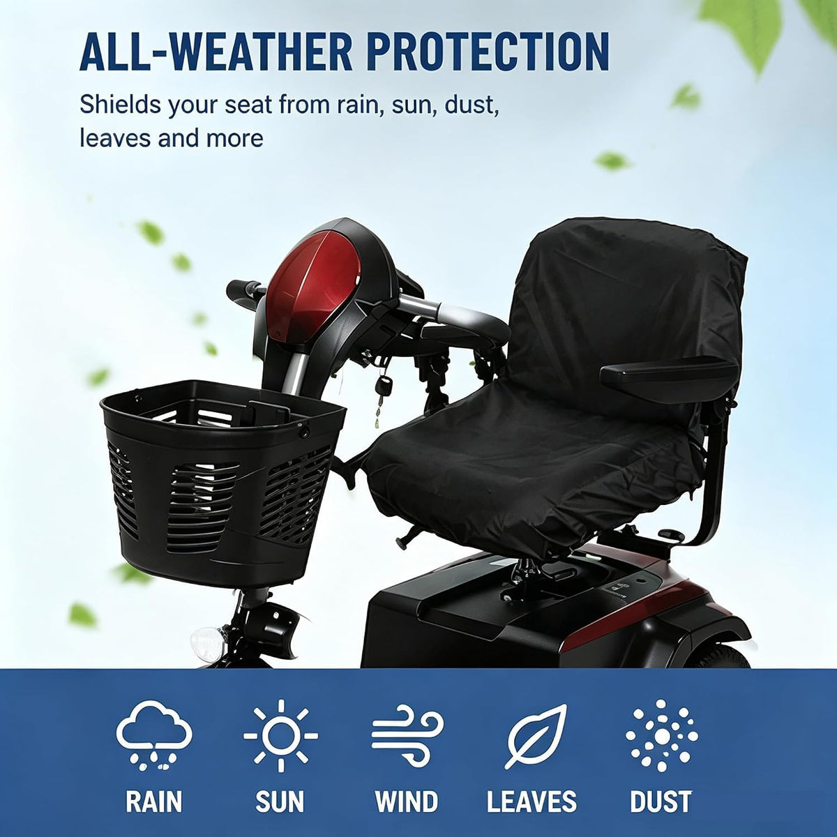 Mobility Scooter Seat Cover for Solax Mobility Transformer HD