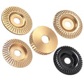 5-Piece Wood Carving Disc Set, Fits 4", 4-1/2" & 5" Angle Grinders
