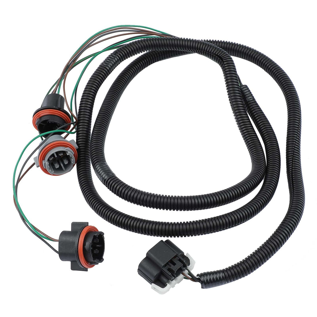 A-Premium Tail Light Wiring Harness Compatible with Chevrolet, GMC