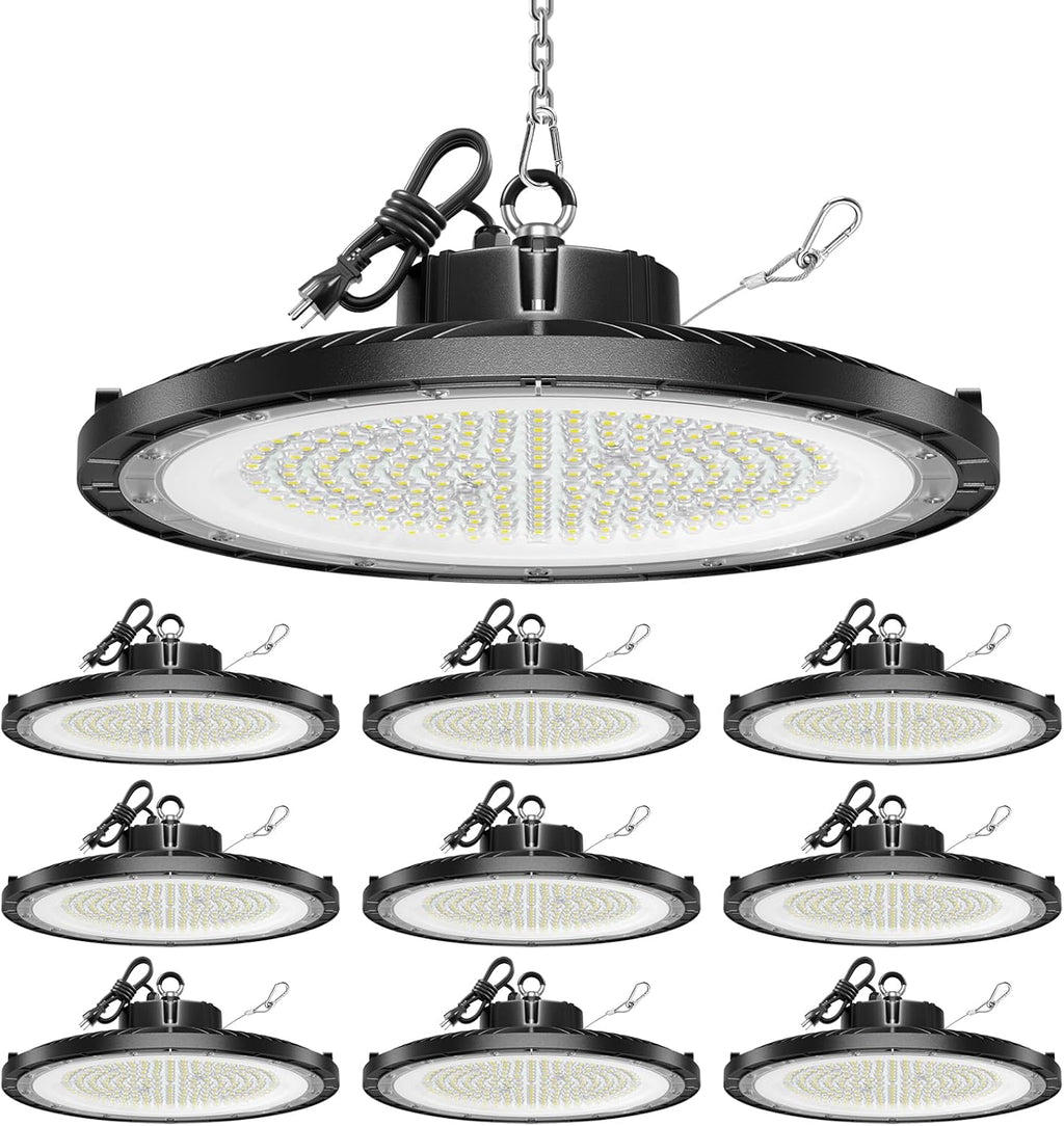 ONLYLUX UFO LED High Bay Light, 10 Pack, 150W, 5000K, 22500LM