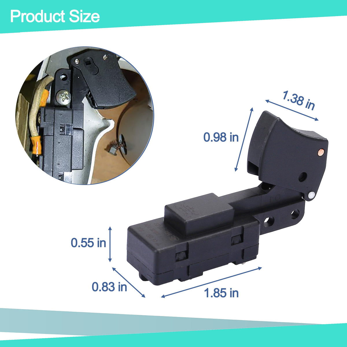 ZTTM Trigger Type Skil Saw Switch Sw77 for Hd77 Or Hd77m