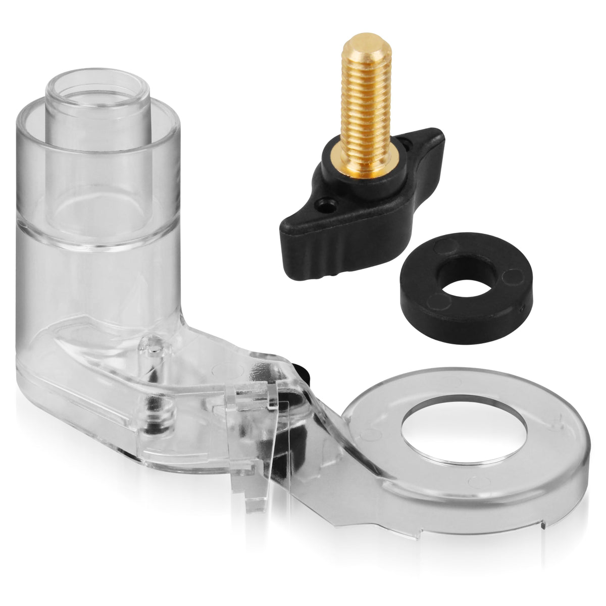 DNP616 Plunge Base Router Dust Collection Adapter for DE-Walt DWP611