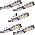 Lightdot 320W LED Parking Lot Lighting 5Pack Pole Mount Parking Lot Lights