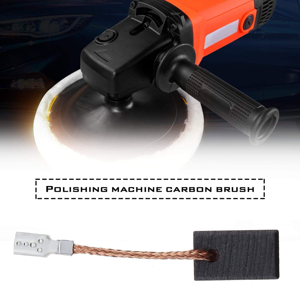 Micro Traders 2 Pairs of Carbon Brushes 6x8x13mm for Rotary Polisher Compatible with RUPES LH 18 EN LH 18 ENS SL 42 A SL 42 AE