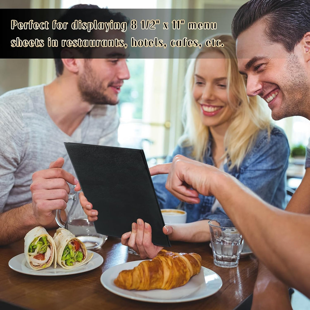 Restaurant Menu Cover Holders, Coffee (10, 6 View (8.5"x11"))