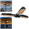 Umbrella Heater Electric,Outdoor Heaters for Patio/Electric Hanging Instant Heat/Garden Barbecue Party/Folding