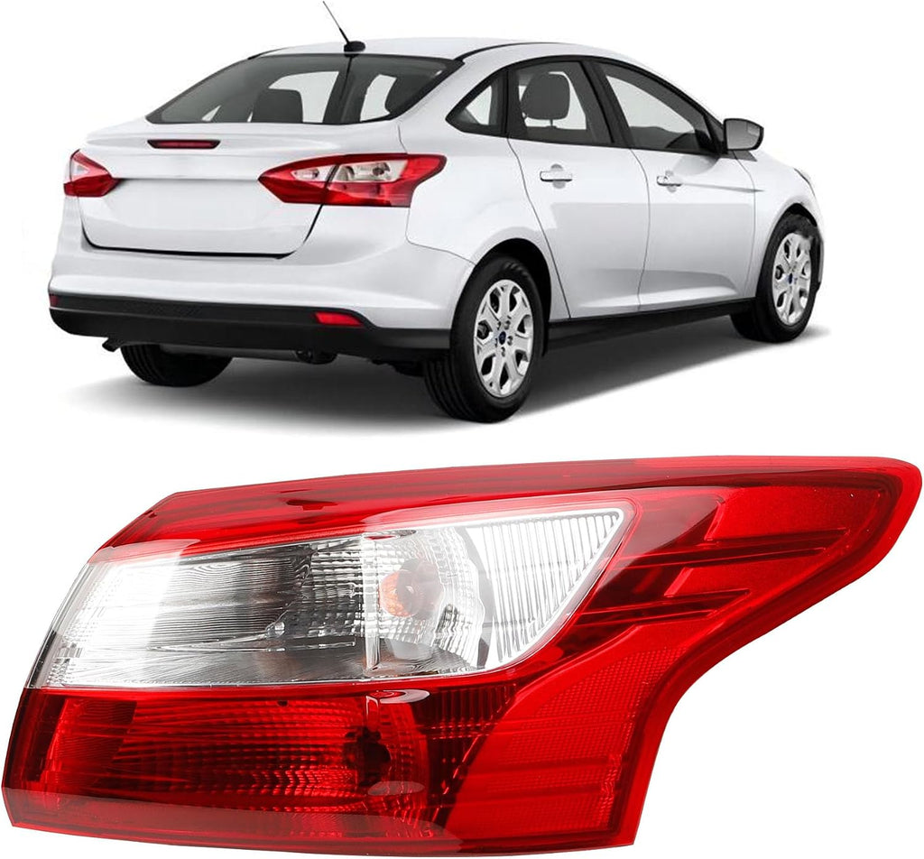 Passenger Right Side Tail Light Compatible With Ford Focus Sedan