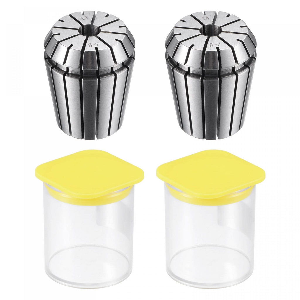 uxcell ER32 Spring Collet, 8mm Chuck for CNC Engraving Machine Lathe Milling 2pcs