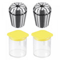 uxcell ER32 Spring Collet, 8mm Chuck for CNC Engraving Machine Lathe Milling 2pcs