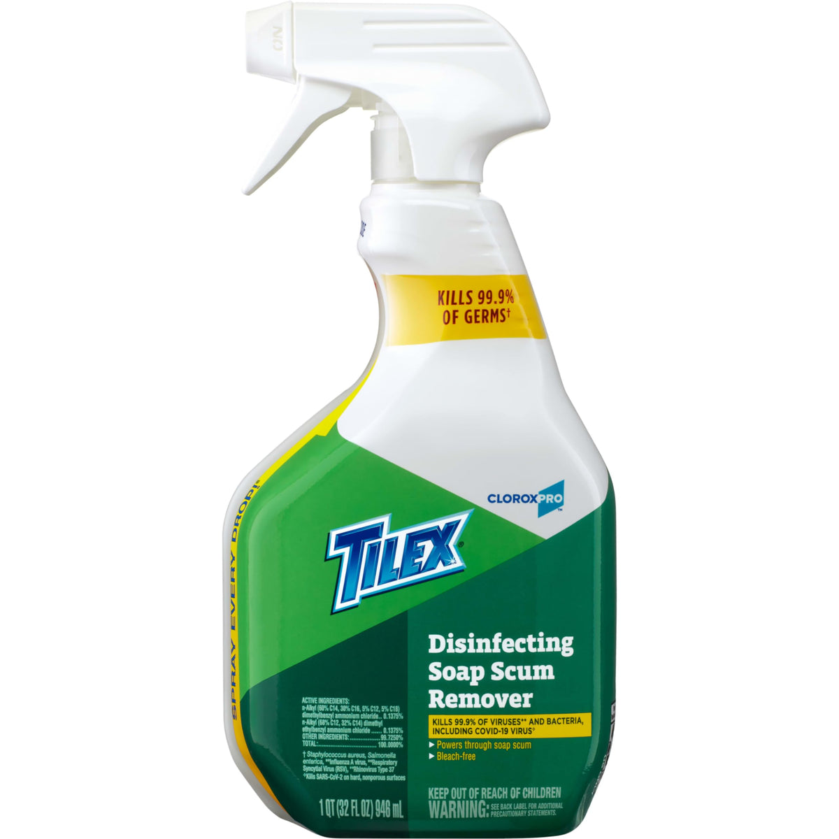 Tilex Disinfecting Soap Scum Remover Spray, 32 Fluid Ounces (Package May Vary)