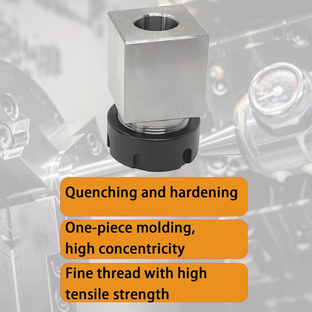 ER-25 Square Collet Block,High Concentricity, Finish Machining