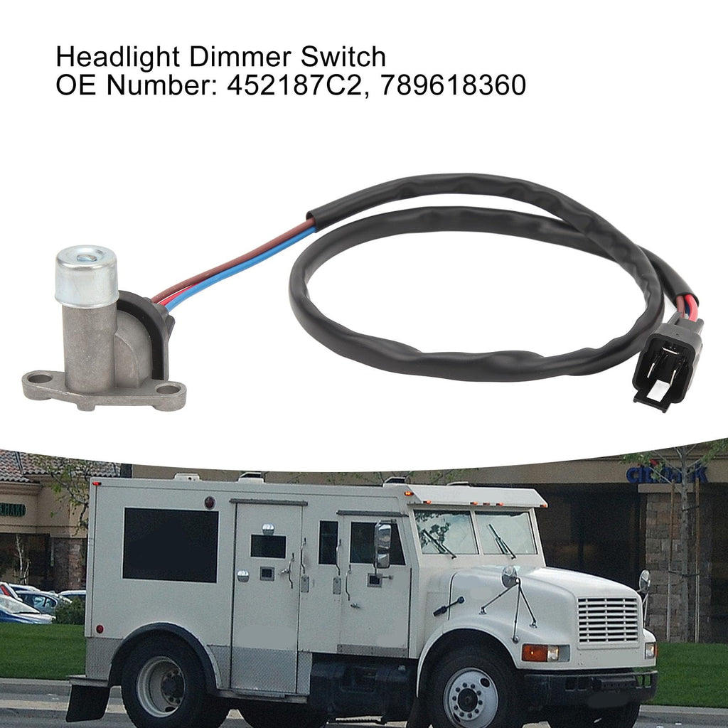 Moofey 452187C2 Headlight Switch, Floor Mounted Dimmer with Pigtail