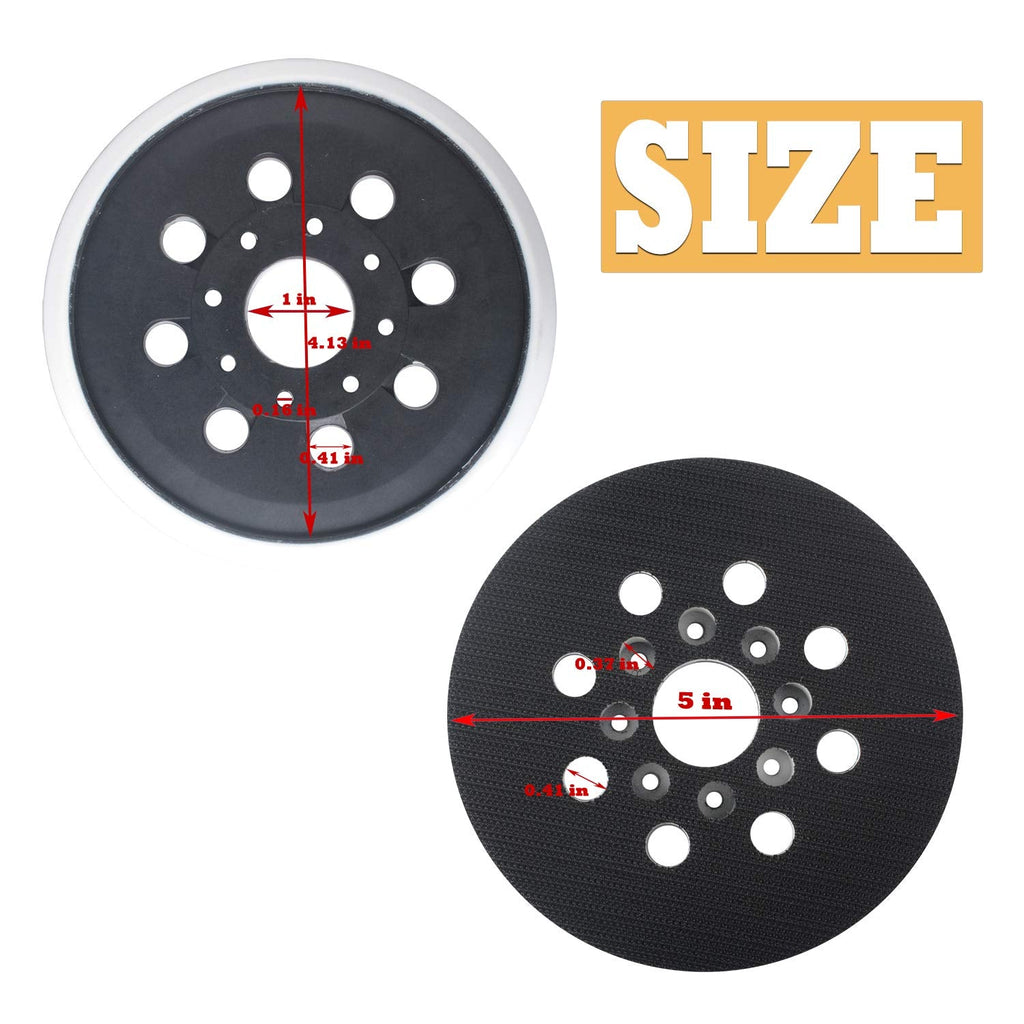 5”ROS20vs Replacement Sanding Pad Compatible with Bosch Orbital Sander,2PC
