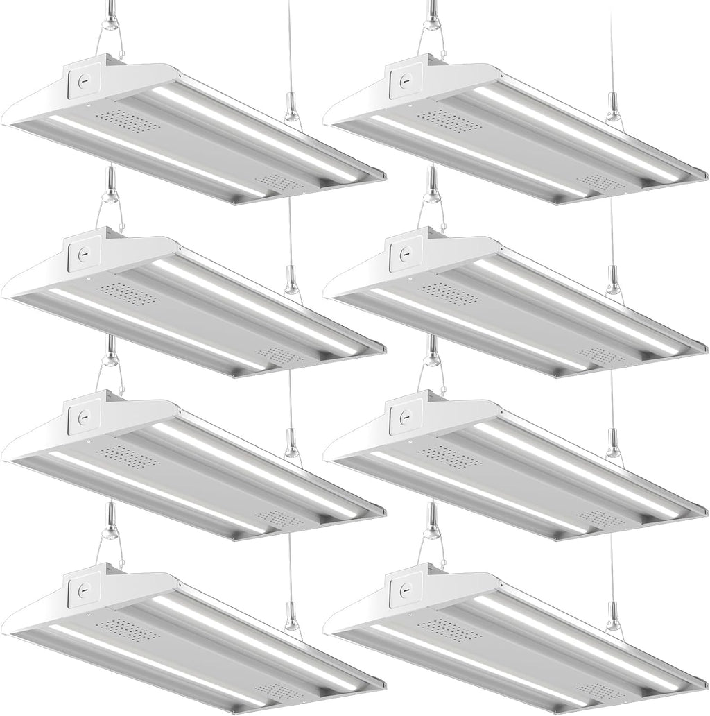 Lightdot 8 Pack 2FT 200W LED High Bay Light 30000LM High Bay Shop Light