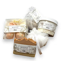 Relaxation Gifts for Women. 6 Self Care Gifts, Mineral-Rich Vanilla Bath Salt, Pumpkin Spice Bath Soap, Bath Bomb