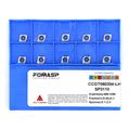 FomaSP Carbide Inserts for Aluminum CCGT21.51 / CCGT060204-LH for Turning Cutting Tools Finishing Cutting,10 Pcs