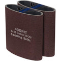abrasticle 12 Packs 8 x 19 inch 40 Grit Cloth Floor Sanding Belts Ideal for Sanding Commercial and Residential Flooring