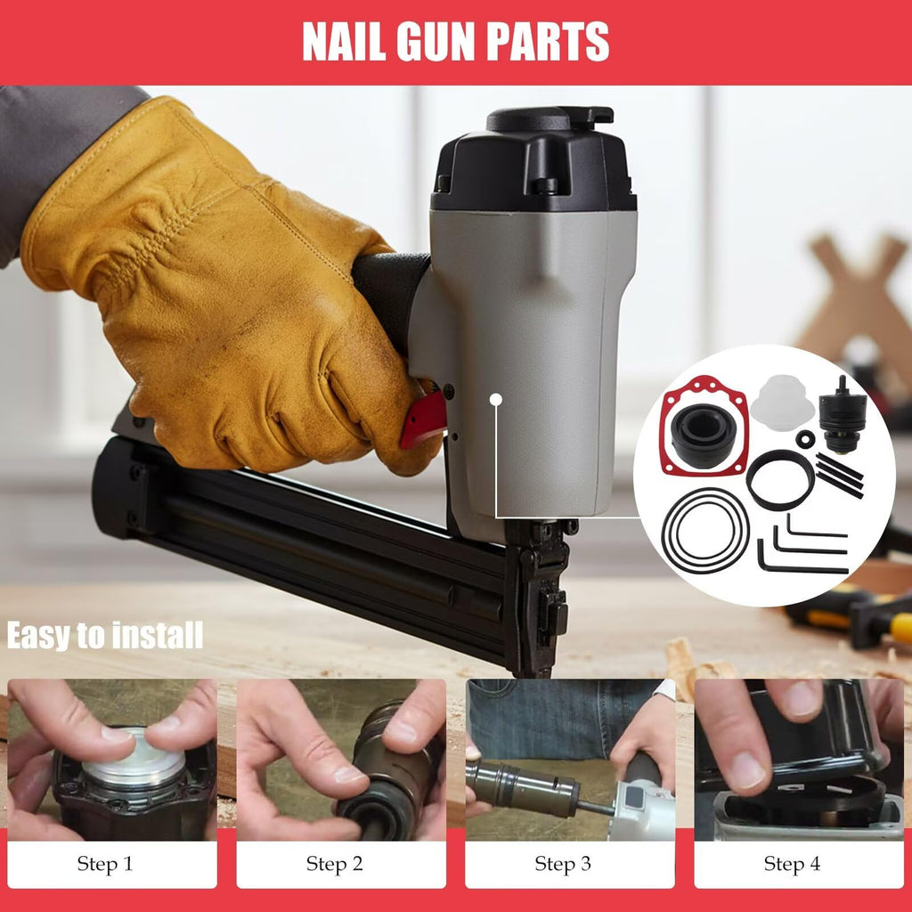 JURENGUDF 904949 Overhaul Kit FN250B Rebuild Kit Compatible with Porter Cable FN250B FN251 Air Nailer Parts