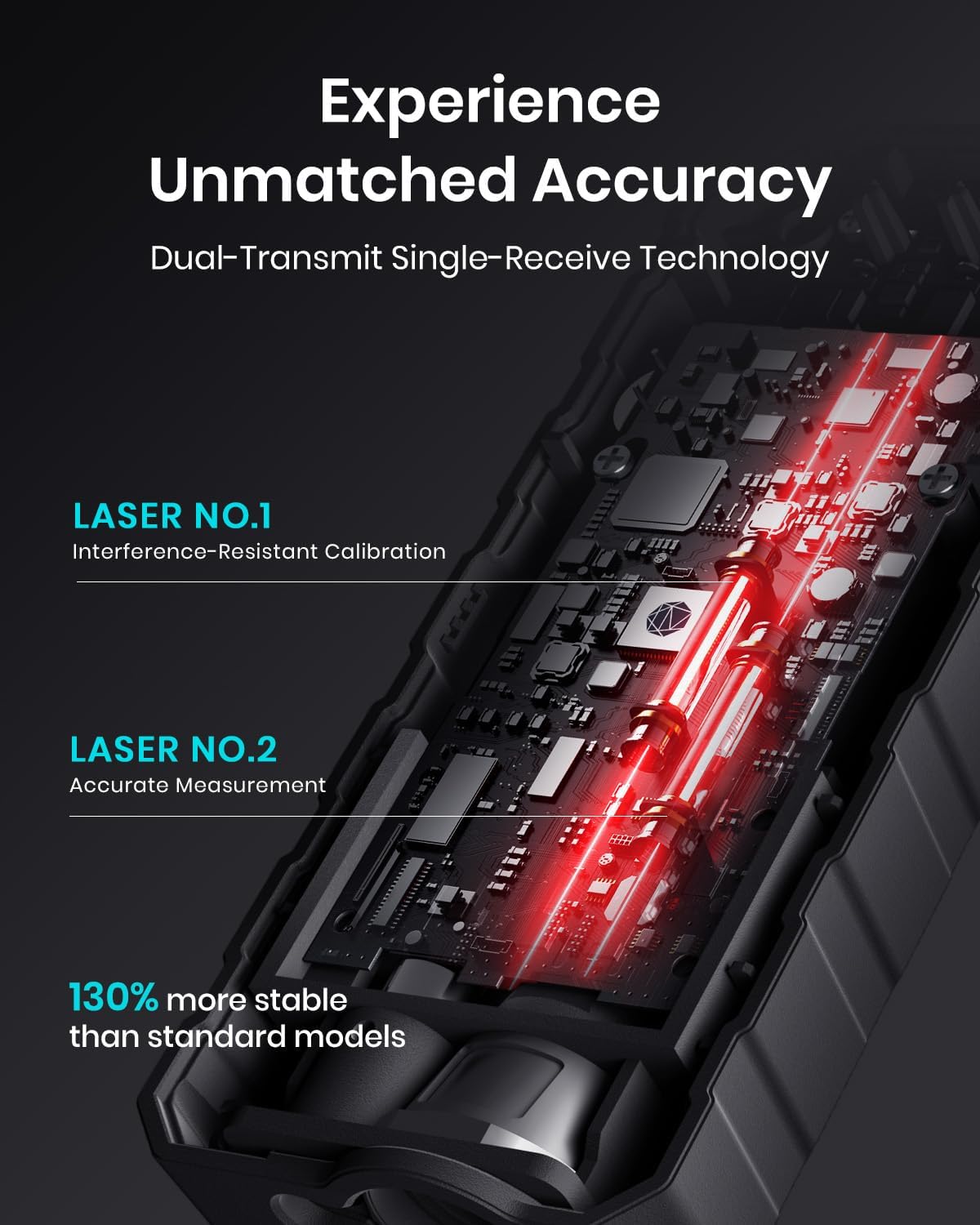 Laser Measure Device, MiLESEEY 229ft Digital Laser Tape Measure with Upgrade Electronic Angle Sensor, 2mm Accuracy