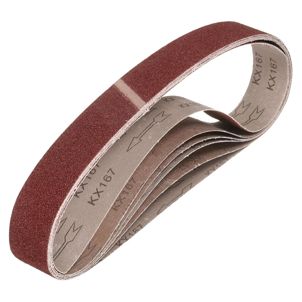 HARFINGTON 2 x 42 Inch Sanding Belts, 6 Pcs 40 Grits Aluminum Oxide