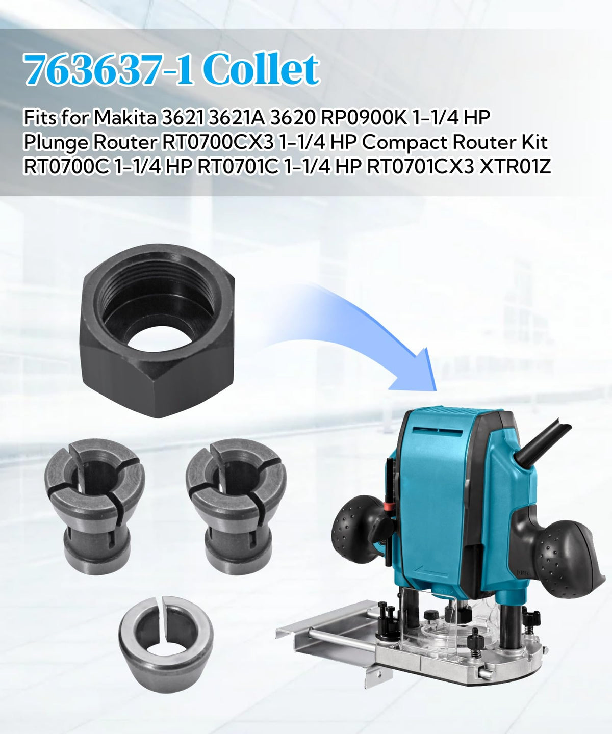 763637-1 Collet Replacement Parts