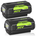 7500mAh OP4026 2 Pack Replacement Battery Compatible with Ryobi 40V Battery