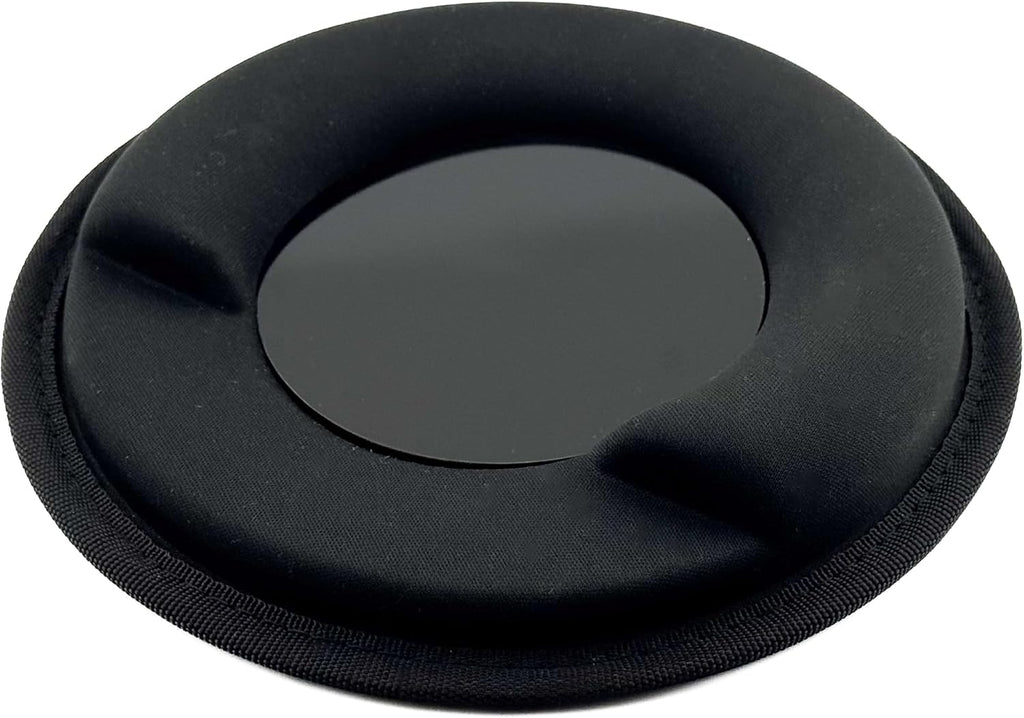 Car Dashboard Mount | Soft Nylon, Metal Round Mount Dashboard | Weighted Sandbag Base with Magnetic Mount Option |