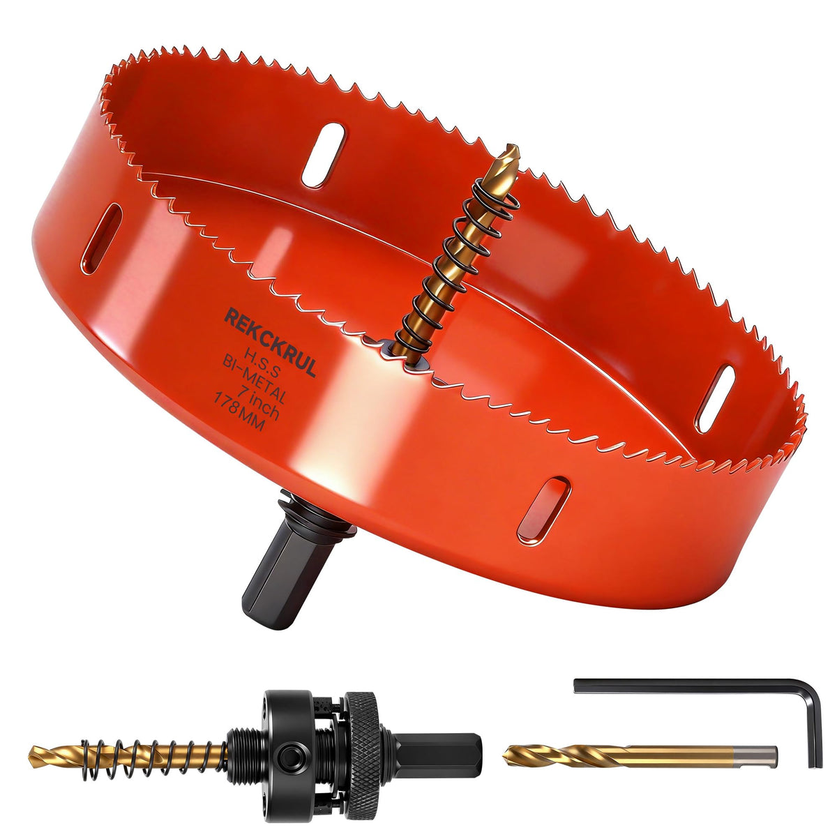 (178mm | 7 Inch) HSS M42 with 8% Cobalt Bi-Metal Hole Saw