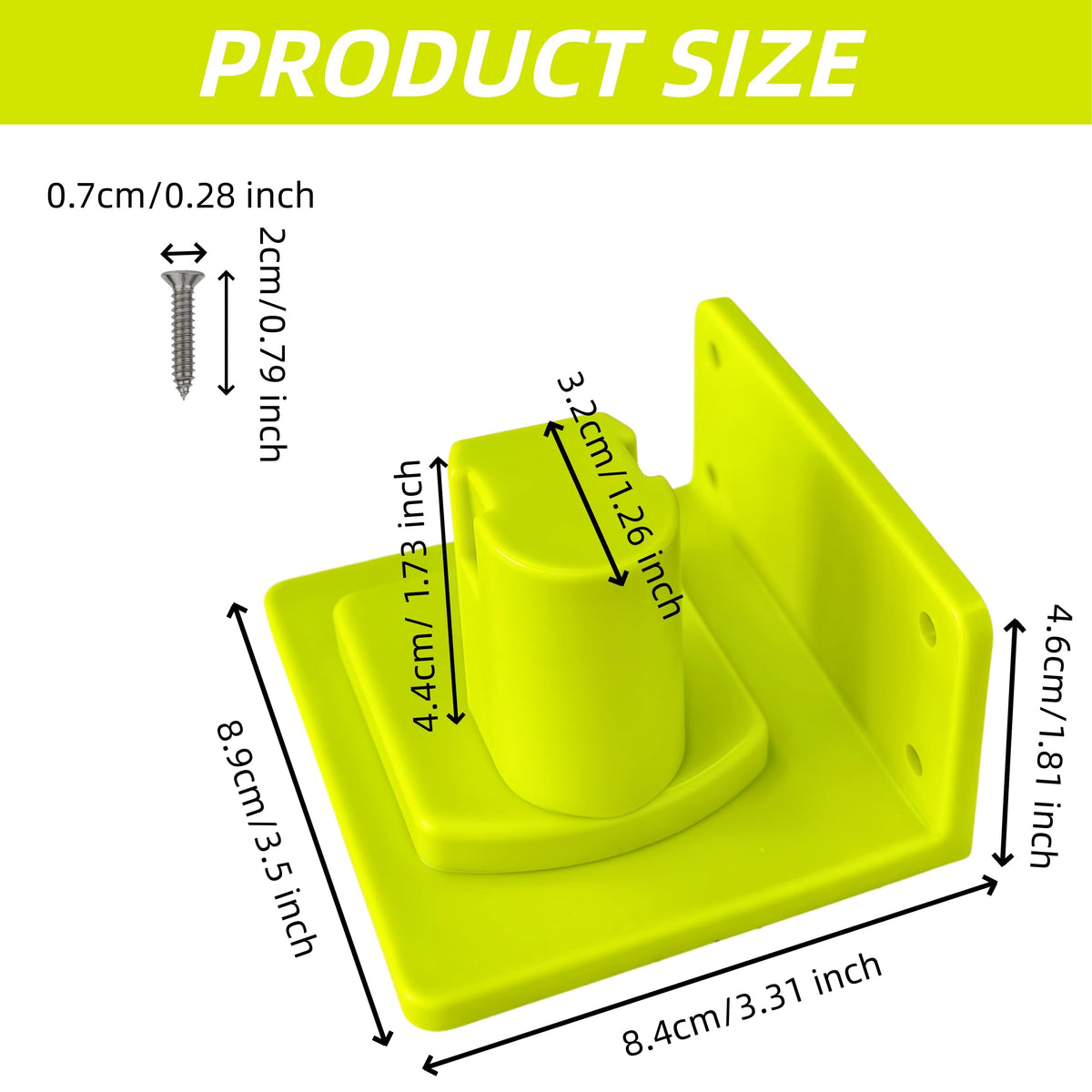10 Pack Tool Drill Mount Holder Compatible with Ryobi 18V Power Tool