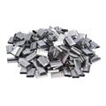 Packaging Strapping Seals, 1KG Iron Sheet Strapping Clips 260pcs, Heavy Duty Buckles for PP Belt 1216mm, with