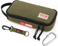 Rough Enough Small Tool Bag Pouch Box EDC Organizer Storage Case for Accessories with Zipper Portable Handle