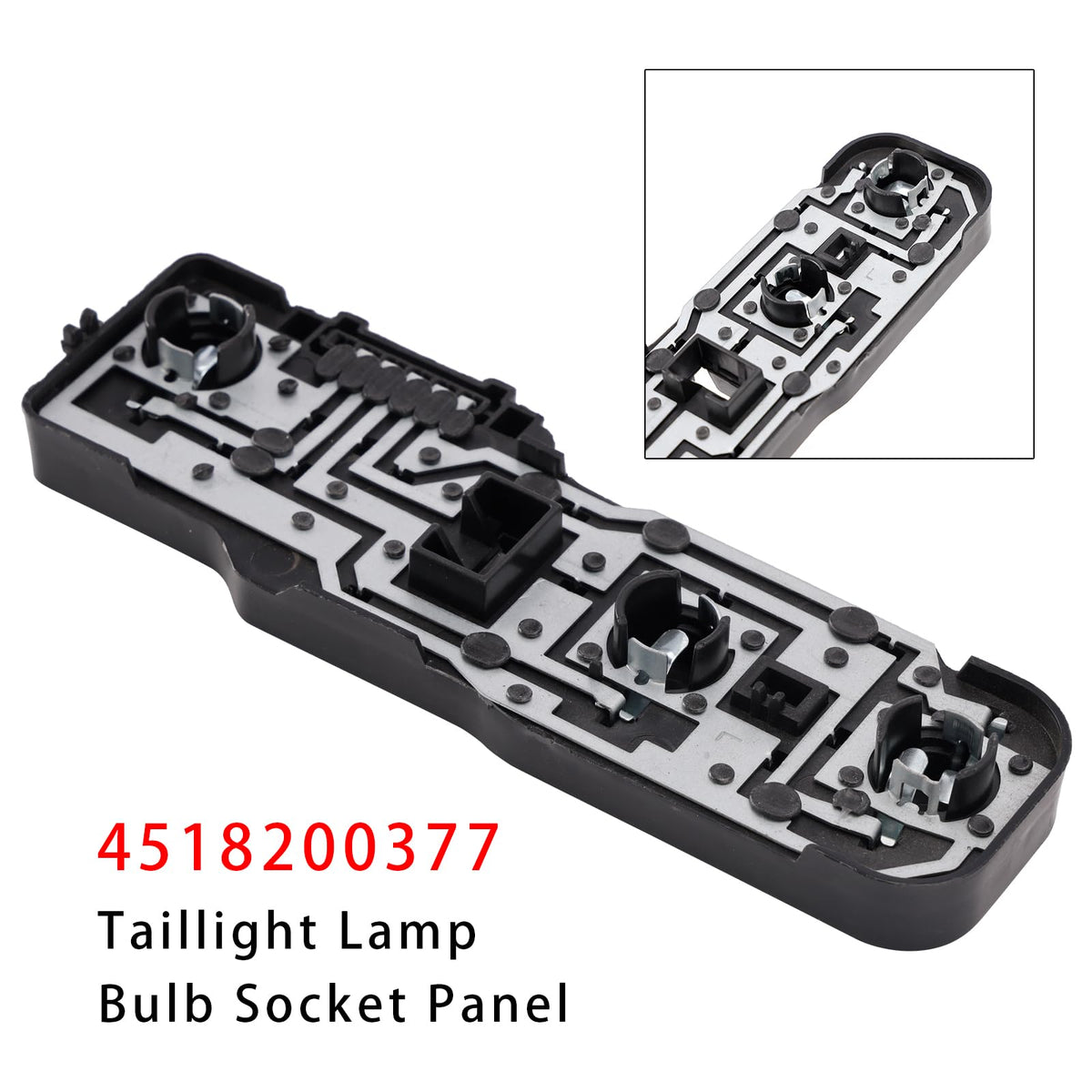 MAD HORNETS Left Taillight Lamp Bulb Socket Panel For Smart Fortwo 2008-201
