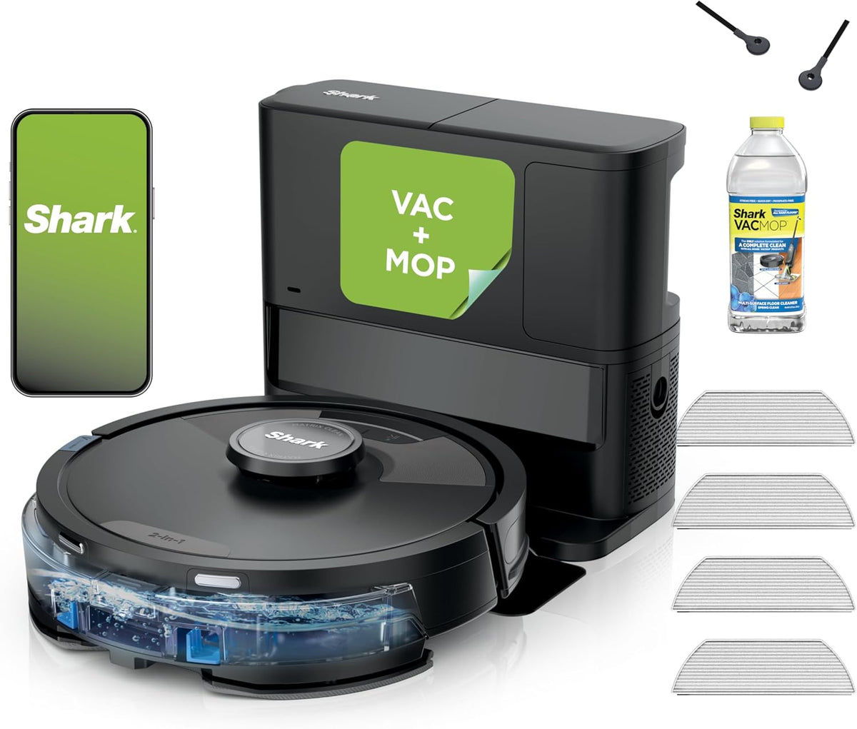 Matrix Plus Robot Vacuum and Mop,UR2650WS | Sonic Mopping, Matrix Clean, CleanEdge, HEPA 30-Day Self-Empty Base, 360°