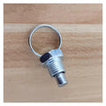 WDMCCVHZE Mower Connecting Plate Pull Ring Flexible Shaft Assembly Fixed Tension Spring Gasoline Cutting Machine Screw pin Card(2 pcs)