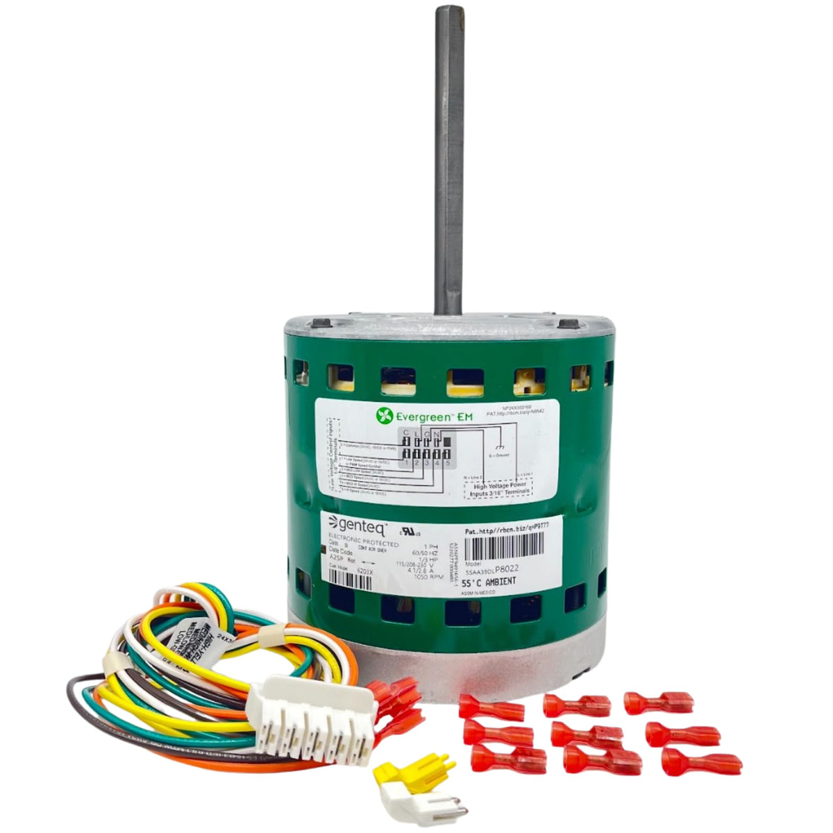 5SME39DXL016A - 1/3HP 1050RPM 115/208-230V ECM Blower Motor Replaces 5SME39DXL016A Fits Genteq