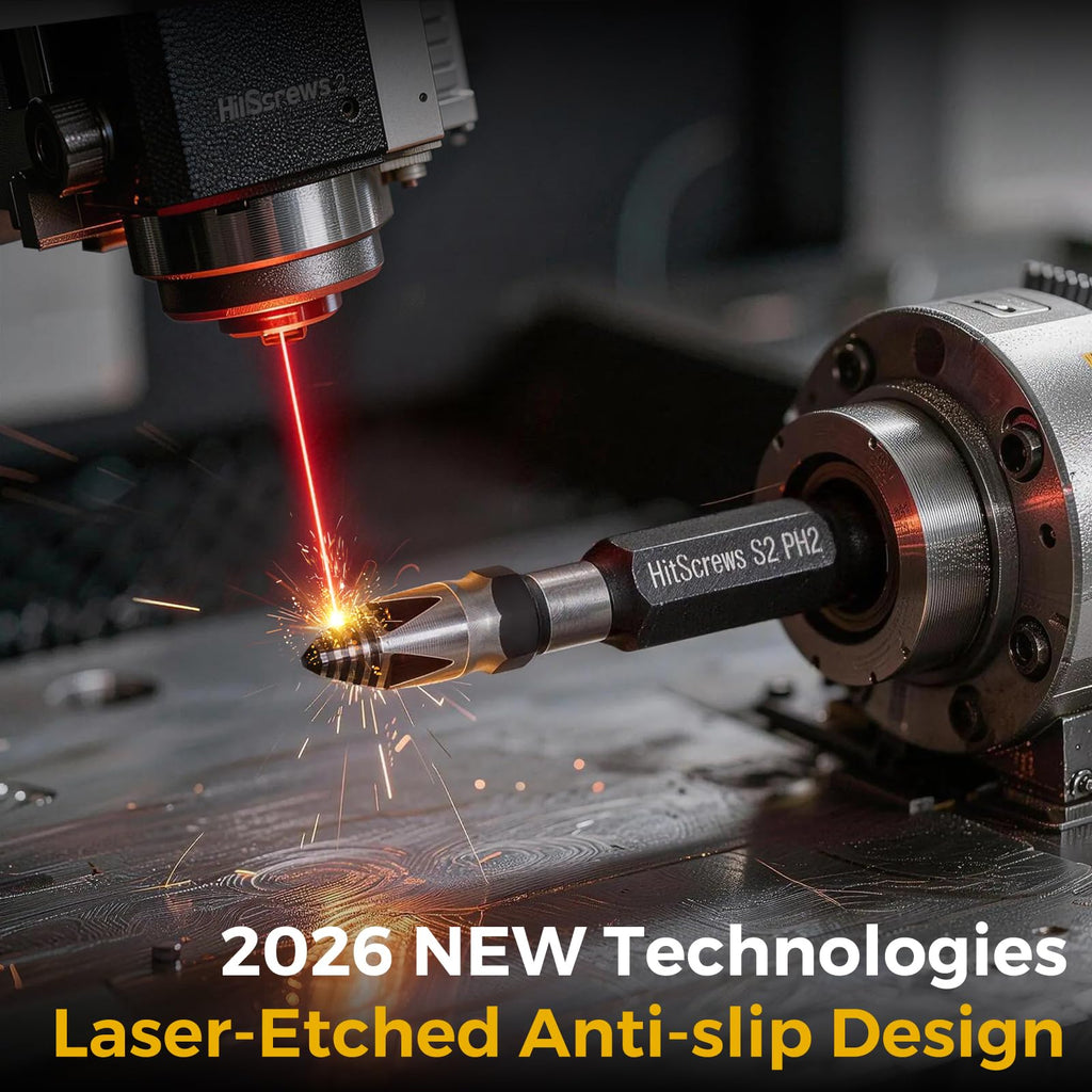 1" Anti Slip Phillips Impact Bit #3,Taiwan S2 Steel Magnetic Screwdriver Bit Set,360° Laser Etched Phillips Head Bits,CNC Precision Tip & Impact Rated for Decking & Structural Framing - 10 Pack