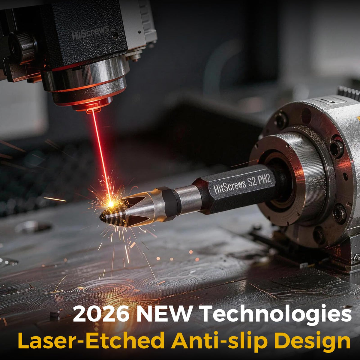 1" Anti Slip Phillips Impact Bit #3,Taiwan S2 Steel Magnetic Screwdriver Bit Set,360° Laser Etched Phillips Head Bits,CNC Precision Tip & Impact Rated for Decking & Structural Framing - 10 Pack