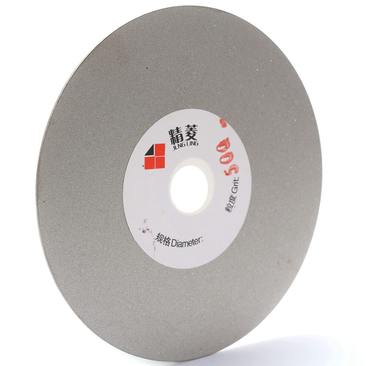 JINGLING 4" inch 100mm Diamond Flat Lap Disc Coated Grinding Disk Grit 500 Medium