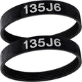 2Pack 135J6 Planer Drive Belt Fit for Delta 22-540 22-546 TP300 Planers